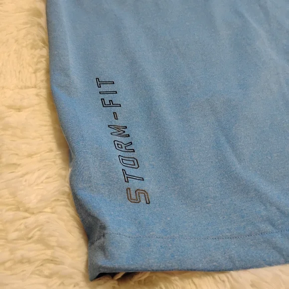 Men's Nike Golf Storm Fit Jacket Sz L Blue & Black - Picture 7 of 16